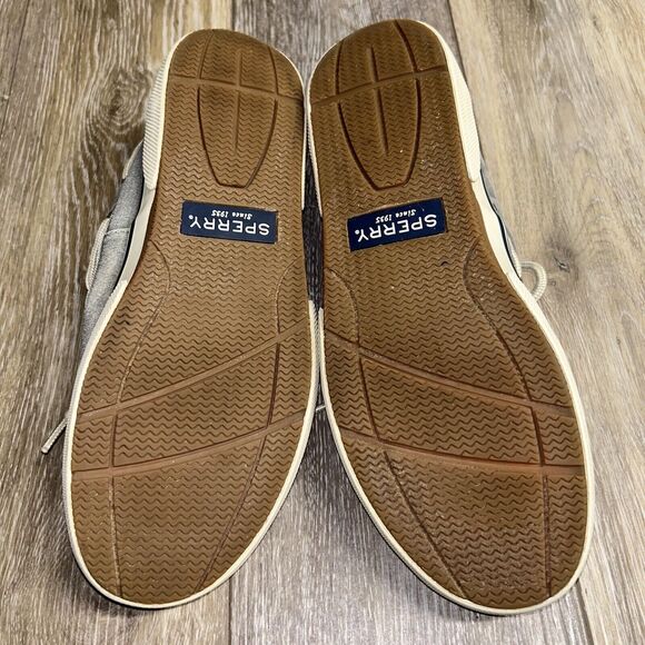 Sperry Halyard 2 Eye 0772830 Salt Washed Grey Men’s US Size 8.5M Sneaker Shoes - Picture 11 of 11